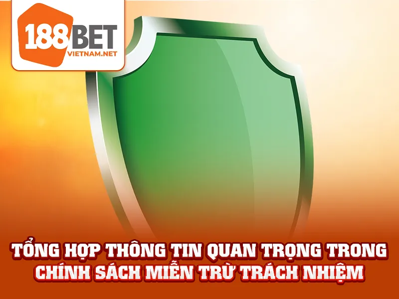 Tổng hợp thông tin quan trọng trong chính sách miễn trừ trách nhiệm